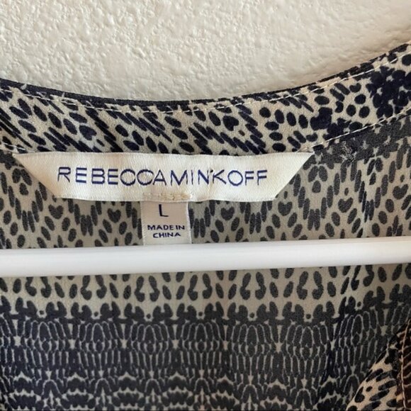 Rebecca Minkoff Nicky tribal print neck tie dress summer boho size large - Picture 4 of 7